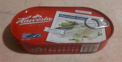 Hawesta Heringsfilets In Meerrettich-creme 200g - 4006922000506