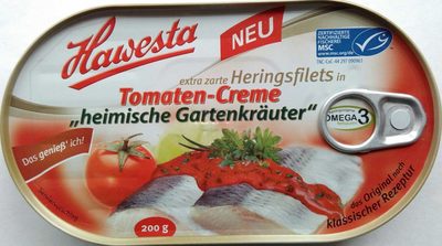 Heringsfilets in Tomaten-Creme heimische Gartenkräuter - 4006922001008