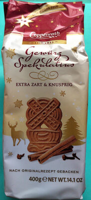 Coppenrath Biscuits Spéculoos 400 G - 4006952007063