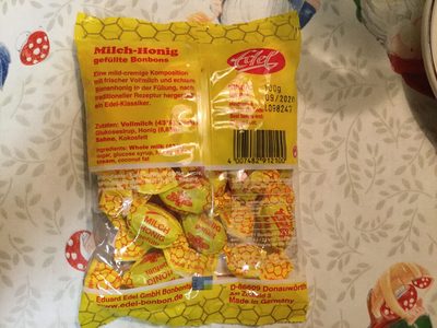 Milch-Honig gefüllte Bonbons - 4007482912100