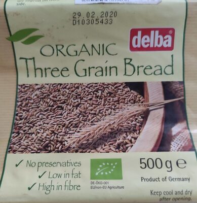 Three Grain Bread - 4007933454036