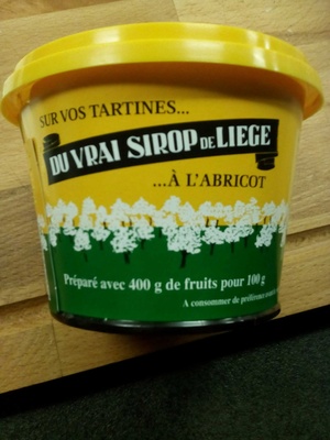 Vrai Sirop de Liège à l'Abricot - 4008169313029