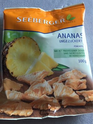 Seeberger Ananas Ungezuckert - 4008258416006