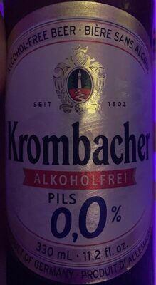 Krombacher Sin Alcohol Botella - 4008287058529