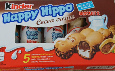 Kinder Happy Hippo Cocoa - 5 Pc - 4008400836423