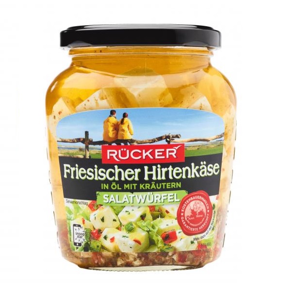 Frisian herder cheese in oil with herbs - 4008960005758