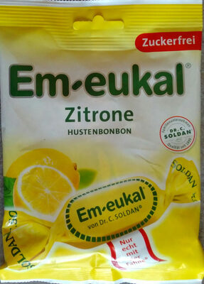 Em-eukal Zitrone Hustenbonbon - 4009077024205