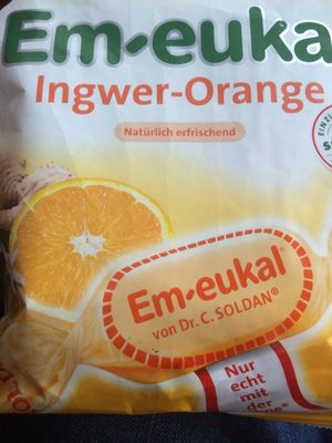 Em-eukal Ingwer-orange Zuckerfrei - 4009077026018