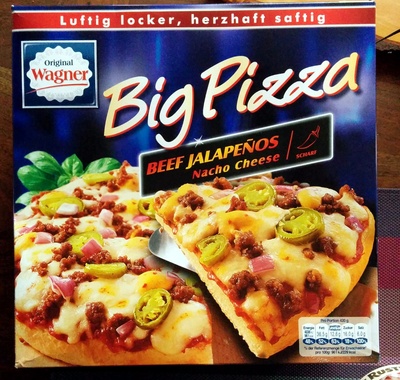 Big Pizza Beef Jalapeños Nacho Cheese - 4009233012602
