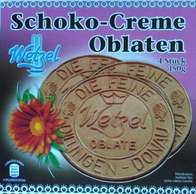 Schoko-Creme Oblaten - 4009703003000
