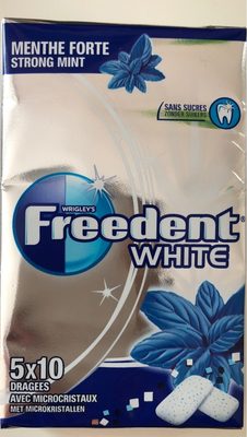 Chewing-gum White - Menthe forte - 4009900452229