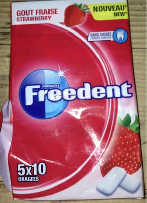 Freedent goût fraise - 4009900456951