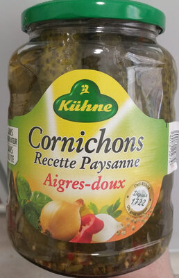 Cornichons recette paysanne aigres-doux - 40122274