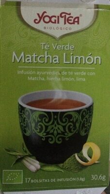 YogiTea thé vert matcha citron - 4012824403260