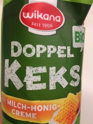 Doppel Keks mit Milch-Honig Creme - 4014051003688