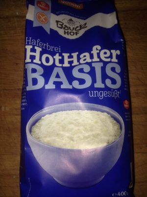 Bauckhof Demeter Bio Haferbrei Hot Hafer Basis ungesüßt glutenfrei 400 g - 4015637825427