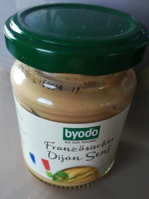 Byodo Dijon Senf, 125 ML Glas - 4018462161906