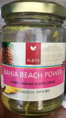 Viana Bio Bahia Beach Power Curry Ananas Kokos Creme 140 g - 4019738011154