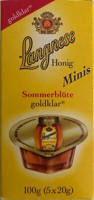 Langnese Minis Sonnenblüte Honig goldklar 5x 20 g - 4023300937704