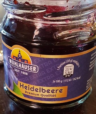 Heidelbeere Konfiture - 4026701073019