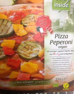 Pizza peperoni vegan - 4026813330383