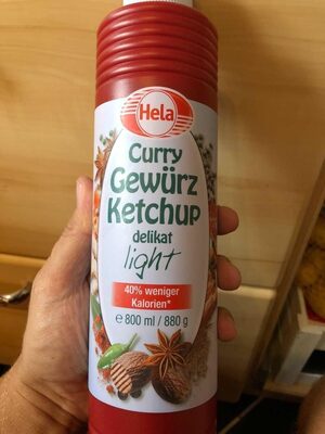 Hela Curry Gewürz Ketchup Light - 4027400468106