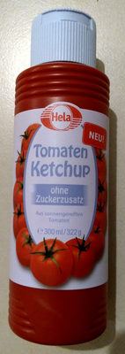 Hela Tomaten Ketchup ohne Zuckerzusatz 300 ml - 4027400768497