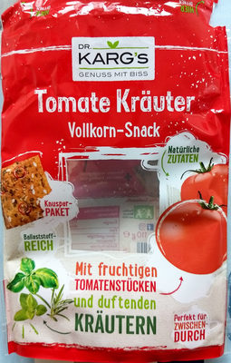 Tomate Kräuter Vollkorn-Snack - 4033634030620