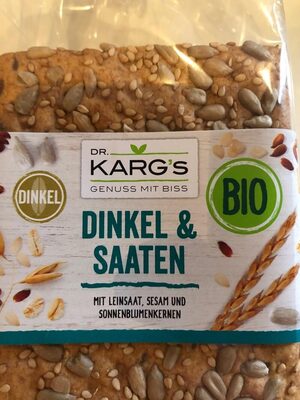 Dr. Karg Knäckebrot, Dinkel & Saaten - 4033634061075