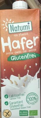 Natumi Hafer-drink Glutenfrei, 1 LTR Packung - 4038375025461
