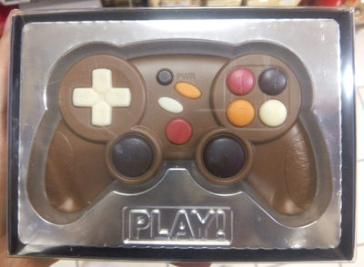 Manette de jeu chocolat au lait - 4039198653404
