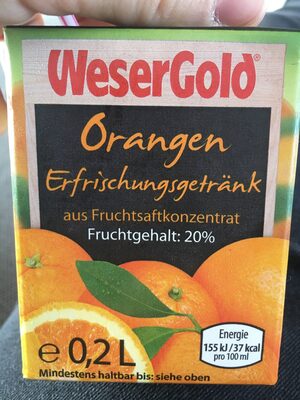 Orangen Erfrischungsgetränk aus Fruchtsaftkonzentrat - 40413198