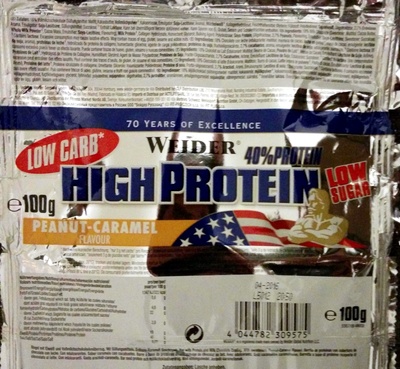 Low Carb, High Protein, Low Sugar, Peanut-Caramel Flavour - 4044782309575