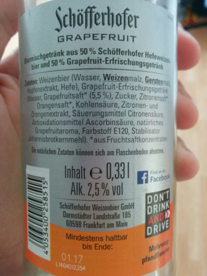 Schöfferhofer Hefeweizen Mix, Grapefruit - 4053400258515