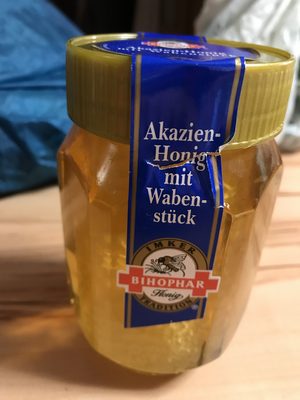 Akazien Honig mit Wabenstück - 40555416