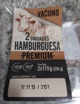 Hamburguesa premium de vacuno - 4056489120728
