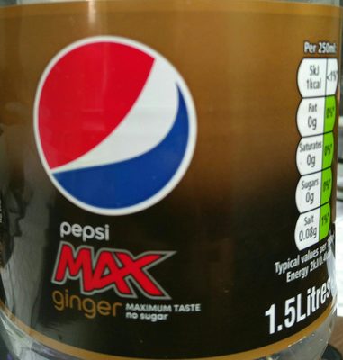 Pepsi Max Ginger - 4060800172563