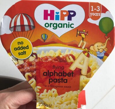Flying alphabet pasta in a bolognese sauce - 4062300238008