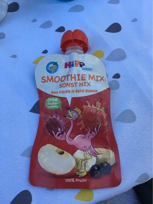 Hipp Bio Smoothie Mix Sonst Nix Rote Früchte in Apfel-Banane 120 ml - 4062300325050
