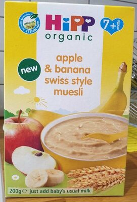 HIPP Apple & Banania swiss style muesli - 4062300351035