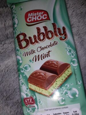 Bubbly milk chocolate mint - 40875576