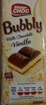 Bubbly milk chocolate vanilla - 40875590