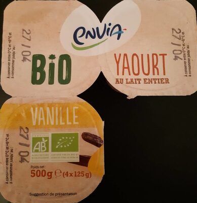 Envia Bio Vanille Yaourt au lait entier - 40876160