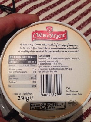 Chêne d'Argent Camembert - 40878799