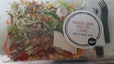 Salade boulgour quinoa poulet tomate - 40882321