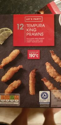 tempura king prawns - 4088600029337
