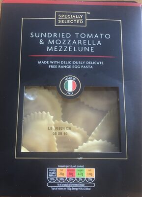 Sundried Tomato & Mozzarella Mezzelune - 4088600038445