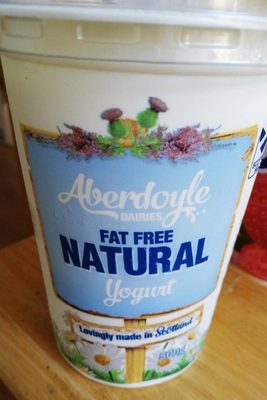 Fat free natural yogurt - 40893204