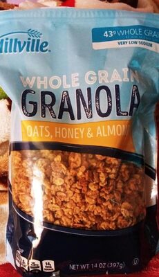 Oats, honey & almonds whole grain granola, oats, honey & almonds - 4099100112696