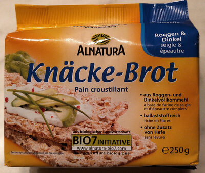 Alnatura Bio Knäcke-Brot Roggen & Dinkel 250 g - 4104420016088